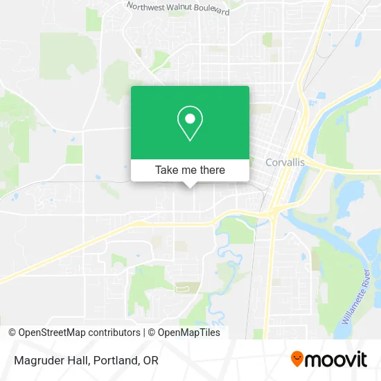 Mapa de Magruder Hall