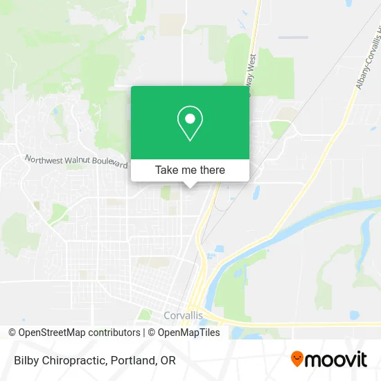 Bilby Chiropractic map