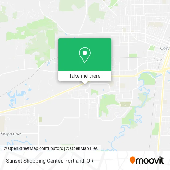 Sunset Shopping Center map