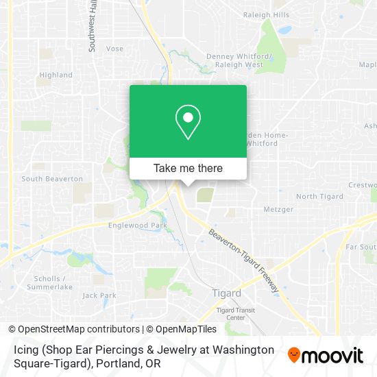 Icing (Shop Ear Piercings & Jewelry at Washington Square-Tigard) map
