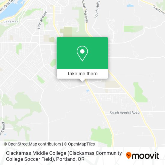 Mapa de Clackamas Middle College (Clackamas Community College Soccer Field)