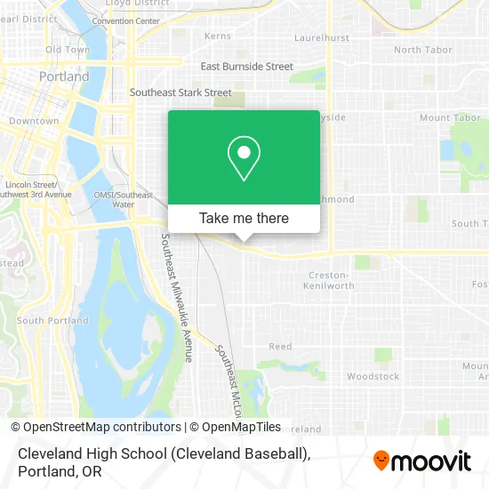 Cleveland High School (Cleveland Baseball) map