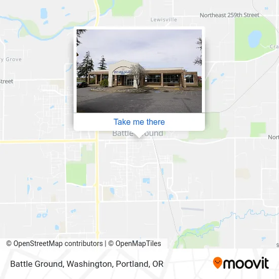 Battle Ground, Washington map