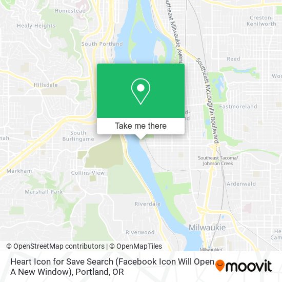 Heart Icon for Save Search (Facebook Icon Will Open A New Window) map