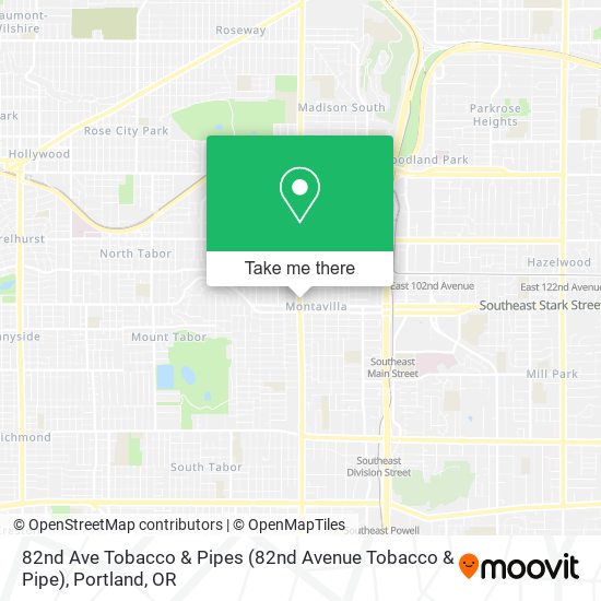 82nd Ave Tobacco & Pipes (82nd Avenue Tobacco & Pipe) map