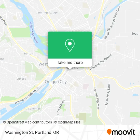 Mapa de Washington St
