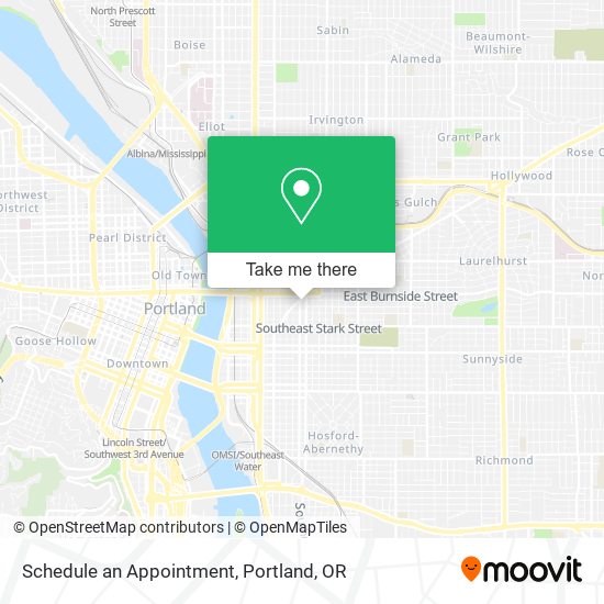 Schedule an Appointment map