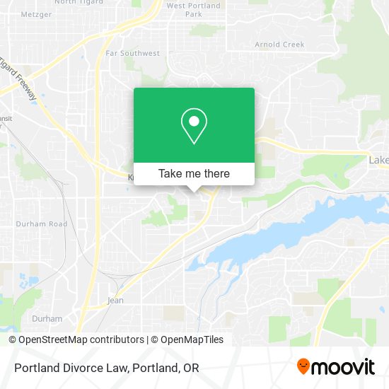Portland Divorce Law map