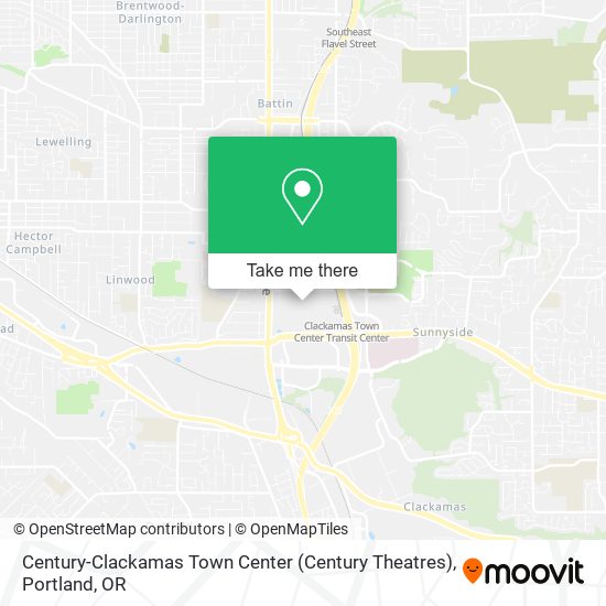 Mapa de Century-Clackamas Town Center (Century Theatres)