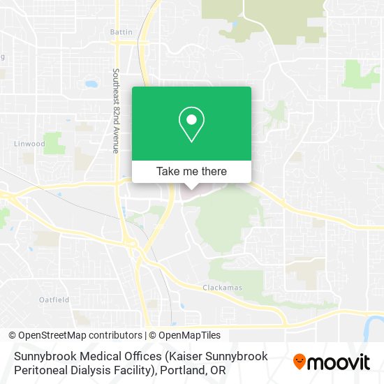 Mapa de Sunnybrook Medical Offices (Kaiser Sunnybrook Peritoneal Dialysis Facility)