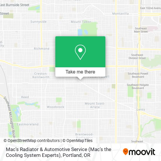 Mapa de Mac's Radiator & Automotive Service (Mac's the Cooling System Experts)