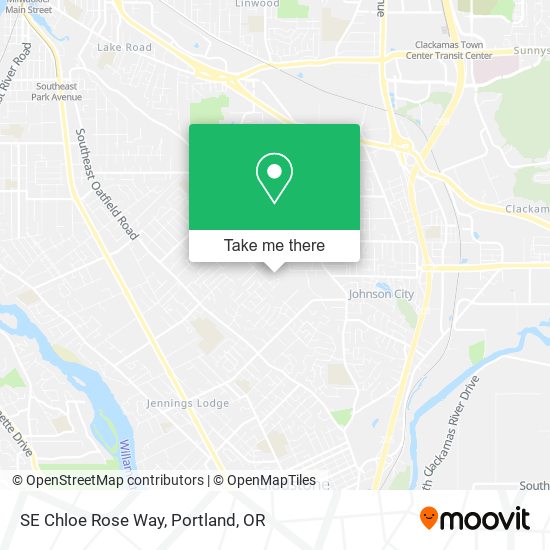 Mapa de SE Chloe Rose Way