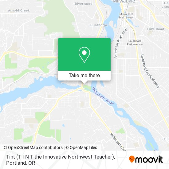 Tint (T I N T the Innovative Northwest Teacher) map