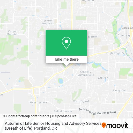 Autumn of Life Senior Housing and Advisory Services (Breath of Life) map