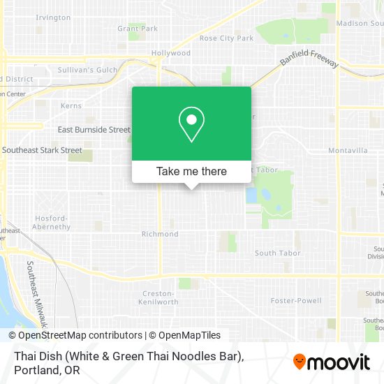 Thai Dish (White & Green Thai Noodles Bar) map