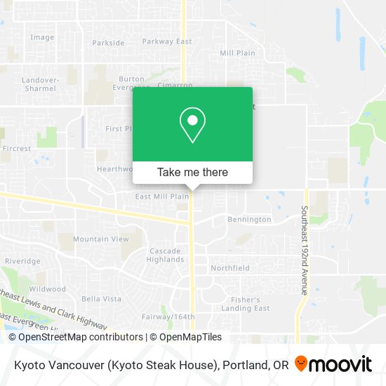 Kyoto Vancouver (Kyoto Steak House) map
