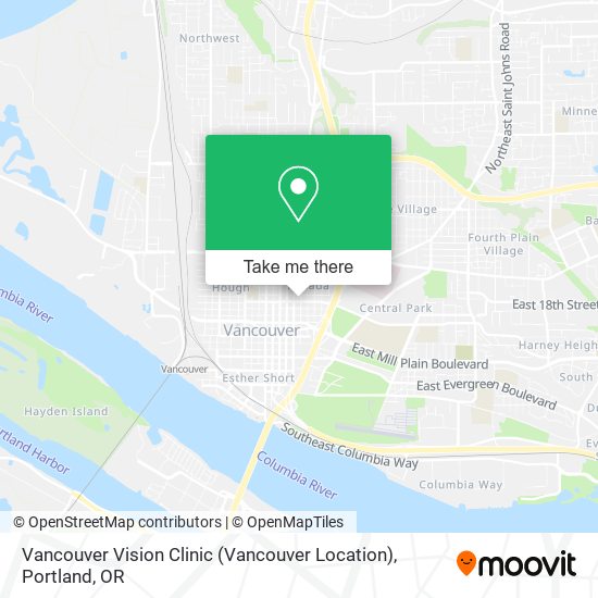 Vancouver Vision Clinic (Vancouver Location) map