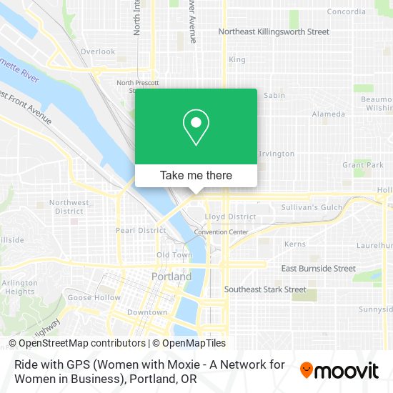 Mapa de Ride with GPS (Women with Moxie - A Network for Women in Business)