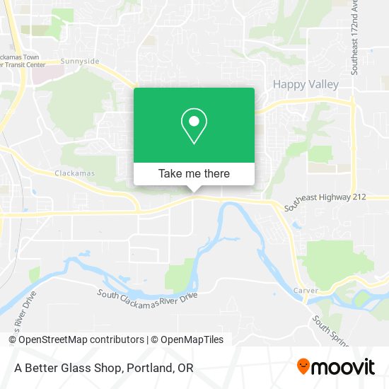 Mapa de A Better Glass Shop