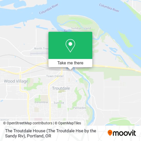 Mapa de The Troutdale House (The Troutdale Hse by the Sandy Riv)