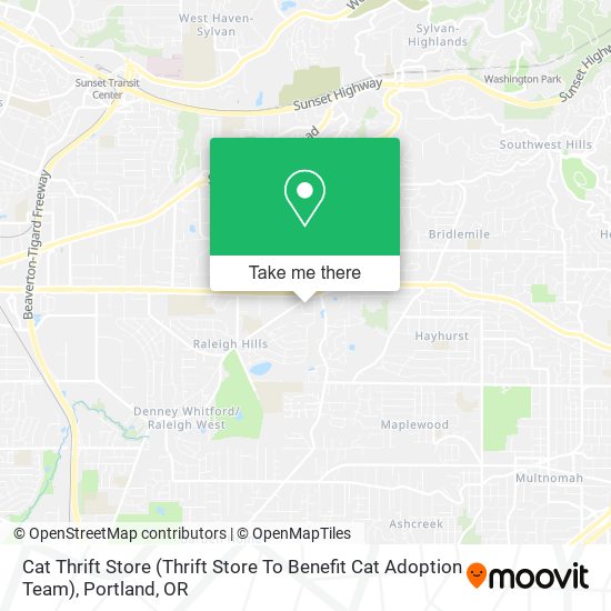 Cat Thrift Store (Thrift Store To Benefit Cat Adoption Team) map