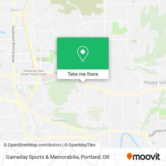 Mapa de Gameday Sports & Memorabilia