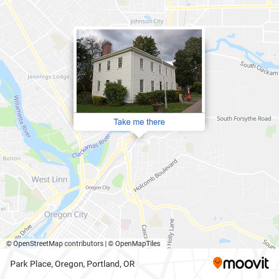 Park Place, Oregon map