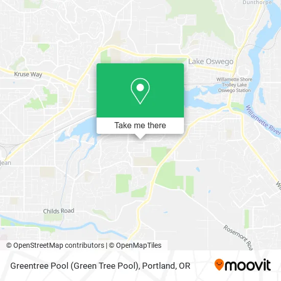 Greentree Pool (Green Tree Pool) map