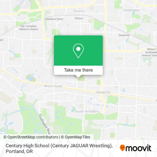 Mapa de Century High School (Century JAGUAR Wrestling)