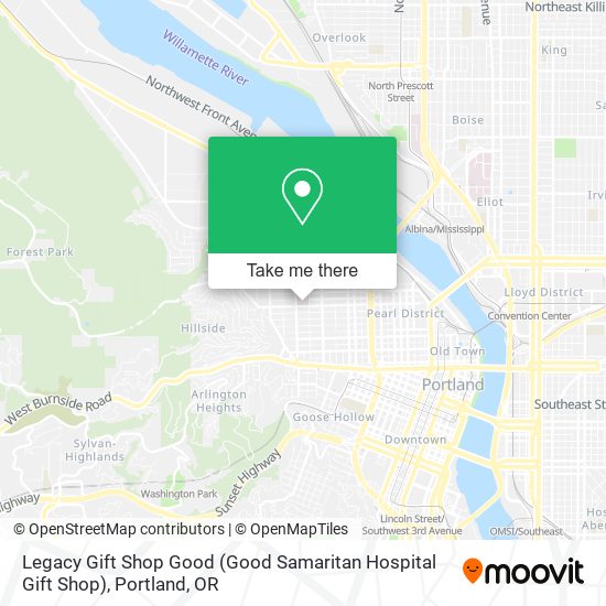 Legacy Gift Shop Good (Good Samaritan Hospital Gift Shop) map
