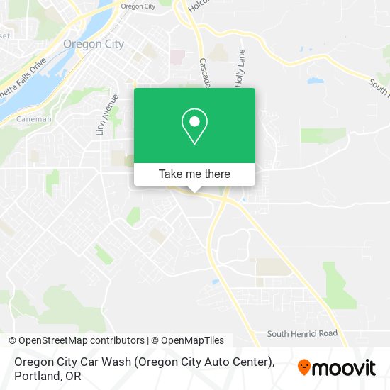 Oregon City Car Wash (Oregon City Auto Center) map