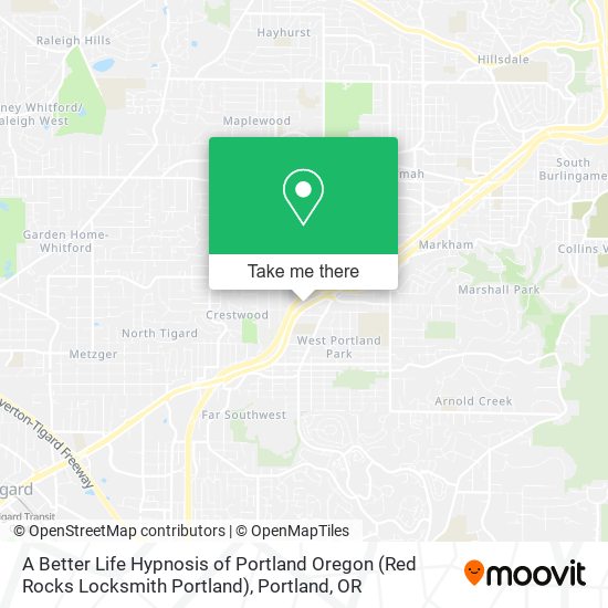 Mapa de A Better Life Hypnosis of Portland Oregon (Red Rocks Locksmith Portland)