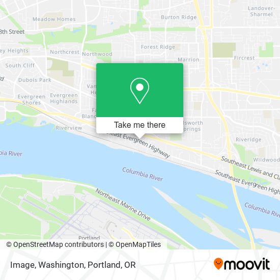 Mapa de Image, Washington