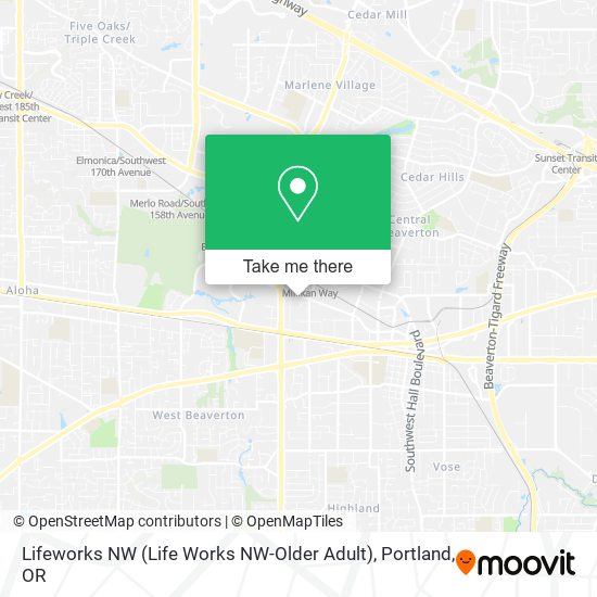 Lifeworks NW (Life Works NW-Older Adult) map