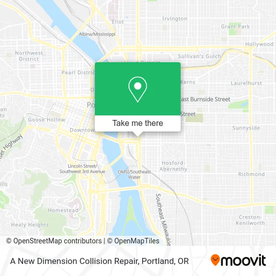 A New Dimension Collision Repair map