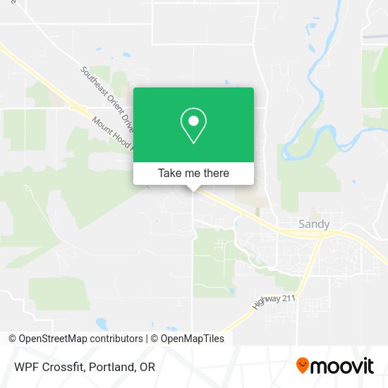 WPF Crossfit map