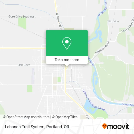 Lebanon Trail System map