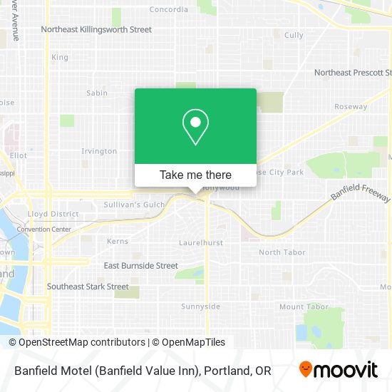 Mapa de Banfield Motel (Banfield Value Inn)