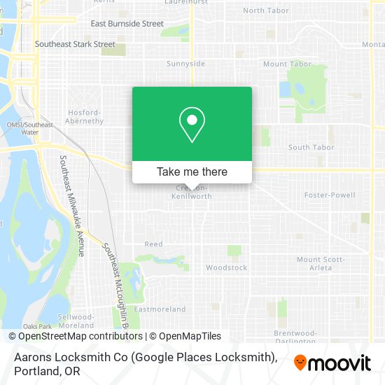 Mapa de Aarons Locksmith Co (Google Places Locksmith)