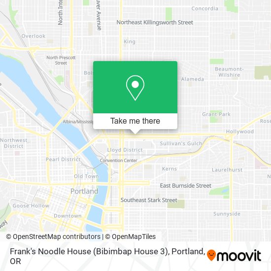 Frank's Noodle House (Bibimbap House 3) map