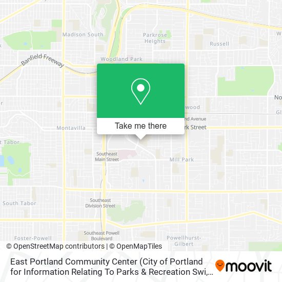 Mapa de East Portland Community Center