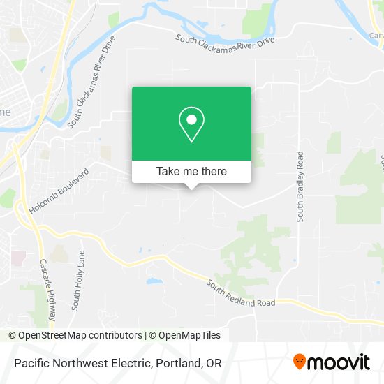 Mapa de Pacific Northwest Electric