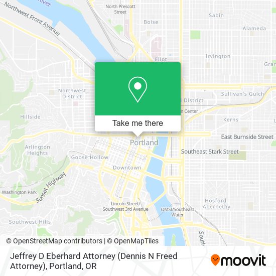 Jeffrey D Eberhard Attorney (Dennis N Freed Attorney) map