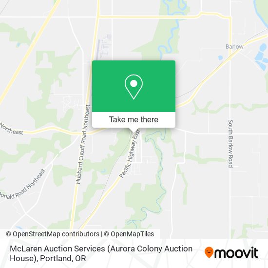 McLaren Auction Services (Aurora Colony Auction House) map