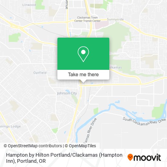 Hampton by Hilton Portland / Clackamas (Hampton Inn) map