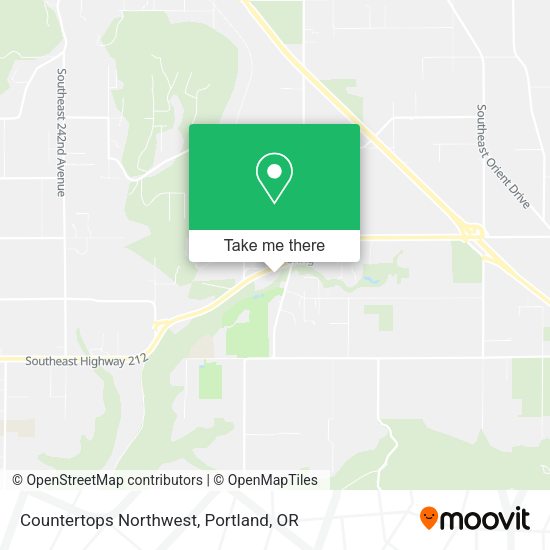 Countertops Northwest map