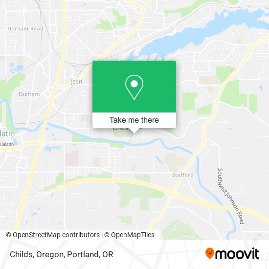 Mapa de Childs, Oregon