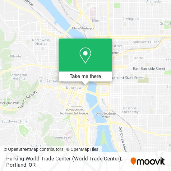 Parking World Trade Center map