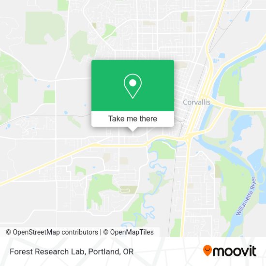 Forest Research Lab map