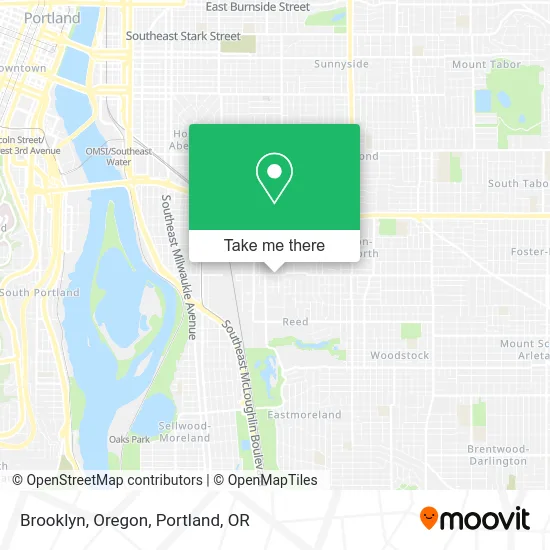 Brooklyn, Oregon map